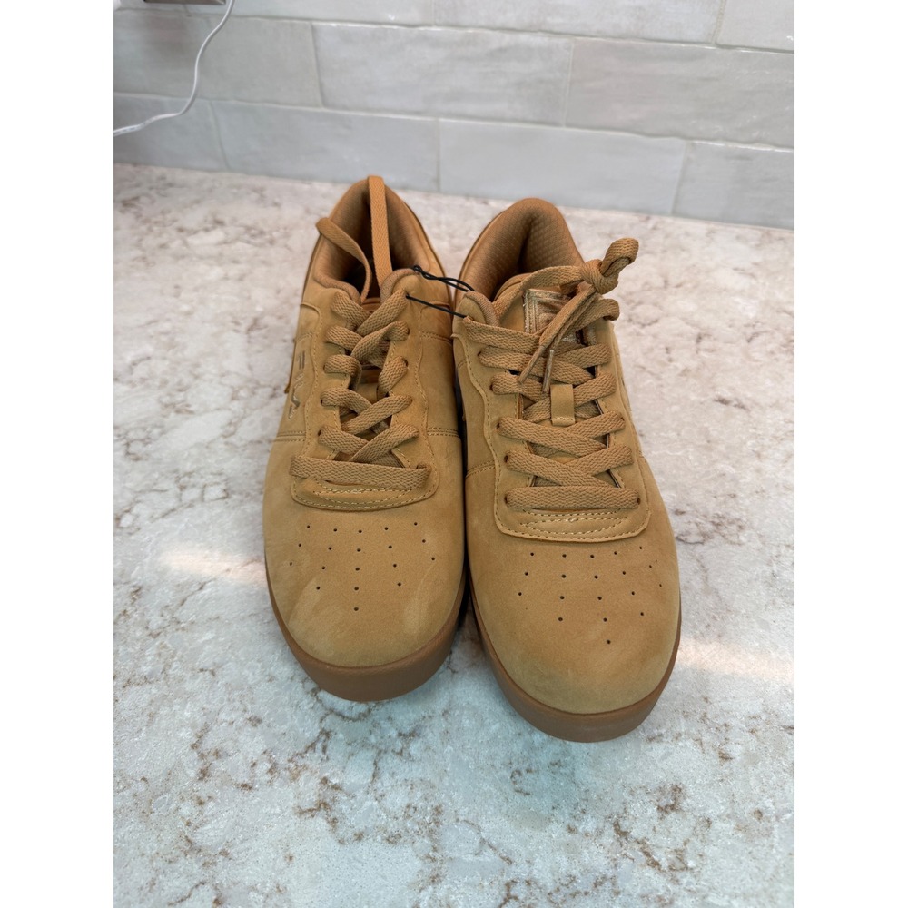 Fila Panache Mens Sneakers Wheat Tan Gum Sole Low Top Size 7.5 NEW- No Box
